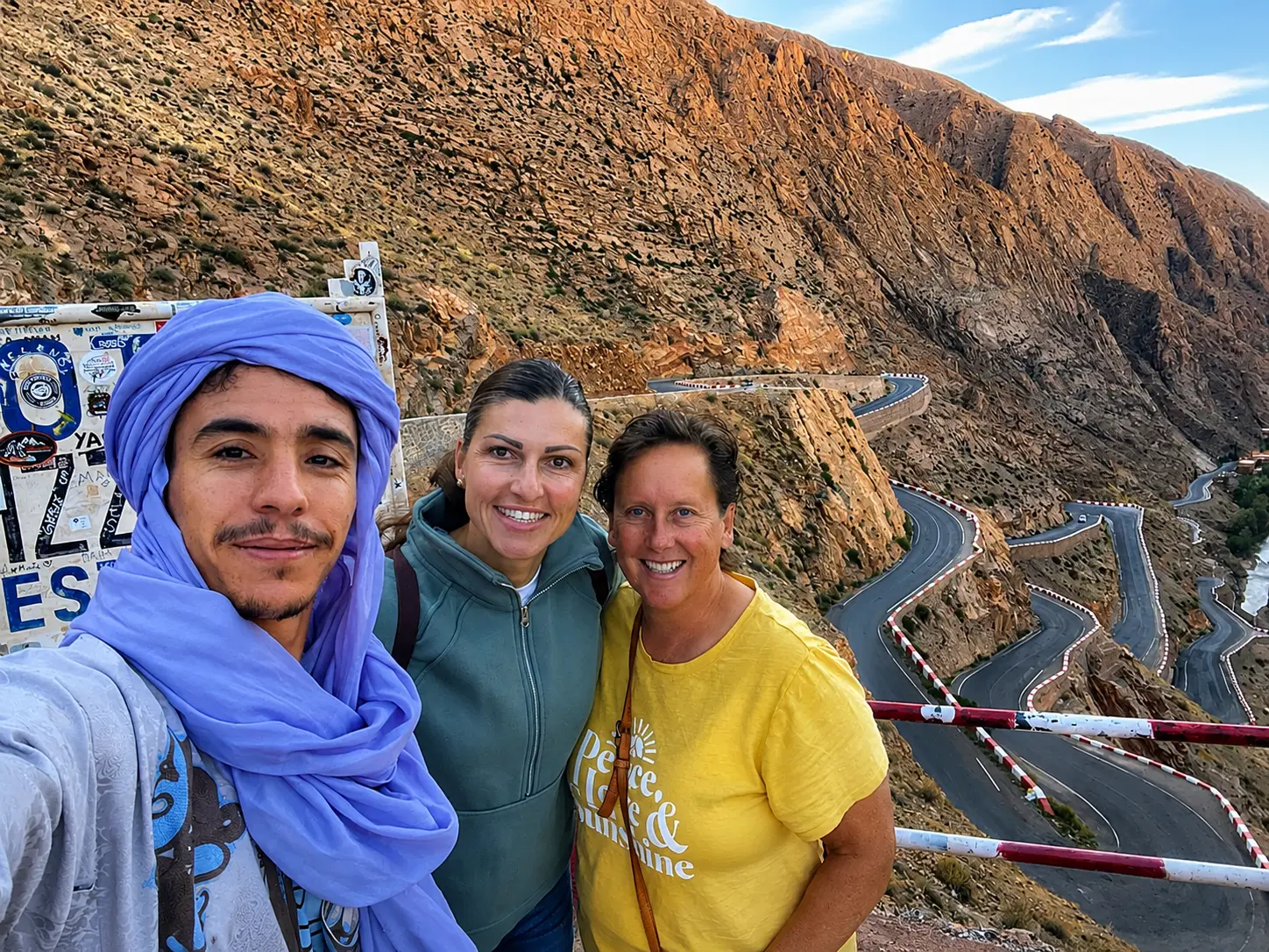 Travelers exploring Morocco and experiencing its culture